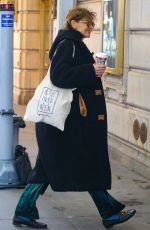 KATIE HOLMES Arrives at Barrymore Theatre in New York City 11/23/2024