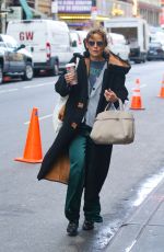 KATIE HOLMES Arrives at Barrymore Theatre in New York City 11/23/2024