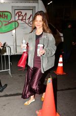 KATIE HOLMES Arrives at Ethel Barrymore Theatre in New York 11/19/2024