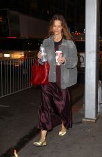 KATIE HOLMES Arrives at Ethel Barrymore Theatre in New York 11/19/2024