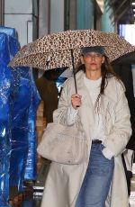 KATIE HOLMES Arrives at Ethel Barrymore Theatre in New York City 11/21/2024