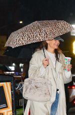KATIE HOLMES Arrives at Ethel Barrymore Theatre in New York City 11/21/2024
