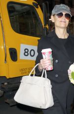 KATIE HOLMES Arrives for Her Evening Performance of Our Town in New York 11/25/2024