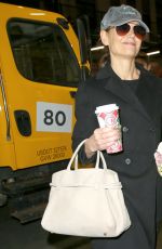 KATIE HOLMES Arrives for Her Evening Performance of Our Town in New York 11/25/2024