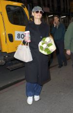 KATIE HOLMES Arrives for Her Evening Performance of Our Town in New York 11/25/2024