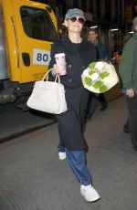 KATIE HOLMES Arrives for Her Evening Performance of Our Town in New York 11/25/2024