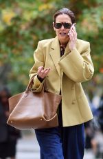 KATIE HOLMES Heading Out in New York 11/10/2024