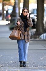KATIE HOLMES Heading to Her Broadway Play Our Town in New York 11/16/2024