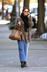 KATIE HOLMES Heading to Her Broadway Play Our Town in New York 11/16/2024