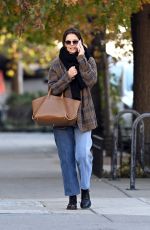 KATIE HOLMES Heading to Her Broadway Play Our Town in New York 11/16/2024