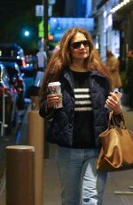 KATIE HOLMES Out and About in New York 11/16/2024