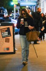 KATIE HOLMES Out and About in New York 11/16/2024
