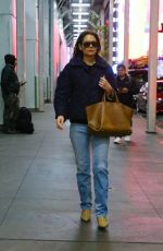 KATIE HOLMES Out and About in New York 11/16/2024