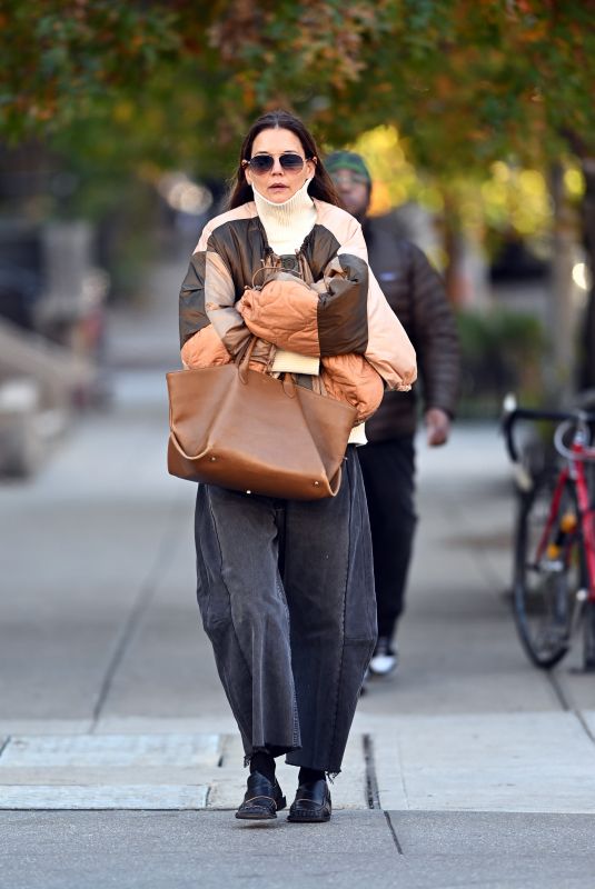 KATIE HOLMES Out and About in New York City 11/13/2024