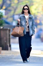 KATIE HOLMES Out in New York City 11/09/2024