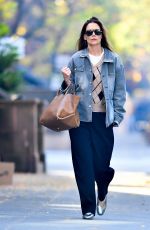 KATIE HOLMES Out in New York City 11/09/2024