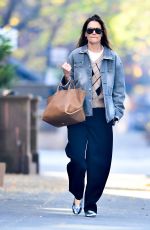 KATIE HOLMES Out in New York City 11/09/2024