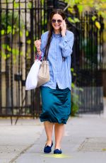 KATIE HOLMES Takes a Phone Call While Out in New York 11/20/2024