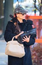 KATIE HOLMES Vraves the Cold During a Day Out in New York 11/30/2024