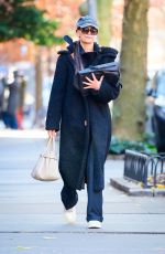 KATIE HOLMES Vraves the Cold During a Day Out in New York 11/30/2024