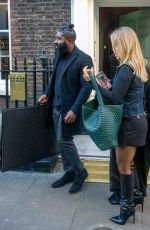 KATIE PIPER and Kelvin Okafor at Soho House in London 11/21/2024