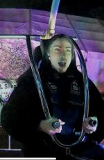 KATIE PRICE Braves Rides at Annual Tulleys Shocktober Fest Theme Park 10/29/2024
