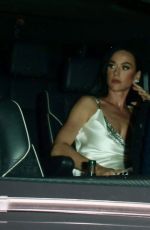 KATY PERRY Arrives at Leonardo DiCaprio
