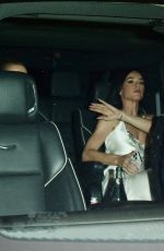 KATY PERRY Arrives at Leonardo DiCaprio