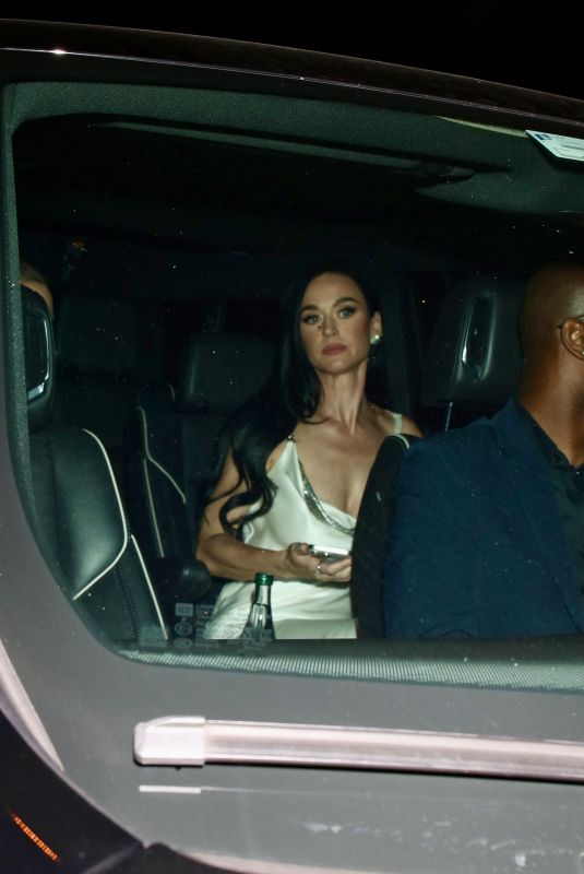 KATY PERRY Arrives at Leonardo DiCaprio’s 50th Birthday Celebration in Los Angeles 11/09/2024