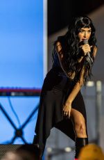 KATY PERRY Performs at Vice President Kamala Harris Rally at Carrie Blast Furnaces National Historic Landmark in Pittsburgh 11/04/2024