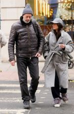 KATYA JONES Out with Her Father Andrey Sokolov 11/27/2024