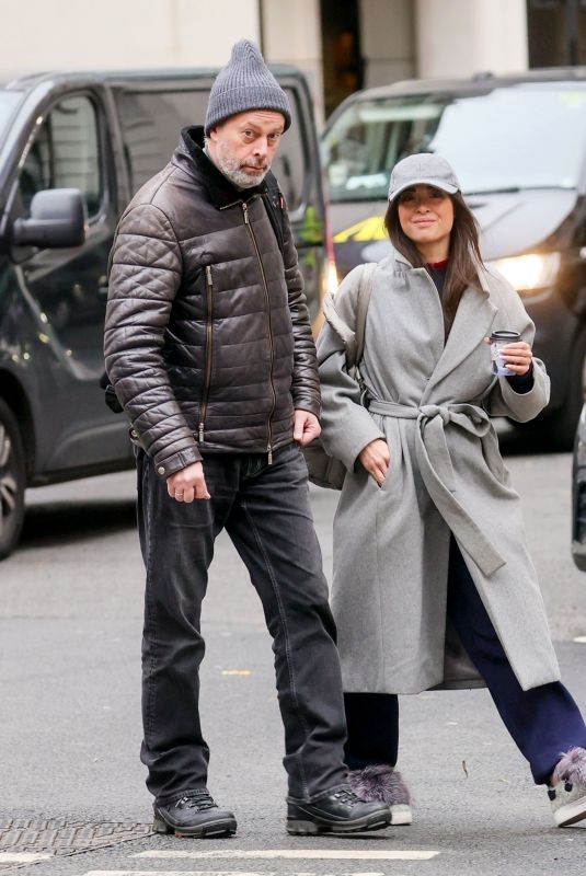 KATYA JONES Out with Her Father Andrey Sokolov 11/27/2024