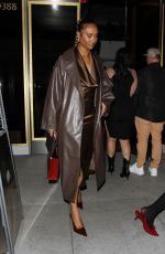 KAYLA NICOLE Arrives at Funke in Beverly Hills 11/12/2024