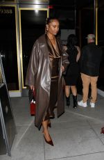 KAYLA NICOLE Arrives at Funke in Beverly Hills 11/12/2024