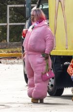KEKE PALMER and NAOMI ACKIE on the Set of I Love Boosters in Atlanta 10/31/2024