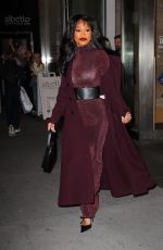 KEKE PALMER Leaves SiriusXM Studios in New York 11/20/2024