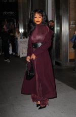 KEKE PALMER Leaves SiriusXM Studios in New York 11/20/2024