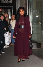 KEKE PALMER Leaves SiriusXM Studios in New York 11/20/2024