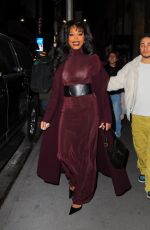 KEKE PALMER Leaves SiriusXM Studios in New York 11/20/2024