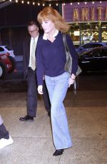 KELLY REILLY Arrives at CBS Morning in New York 11/08/2024