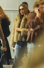 KENDALL JENNER and HAILEY BIEBER Arrives at Sabrina Carpenter