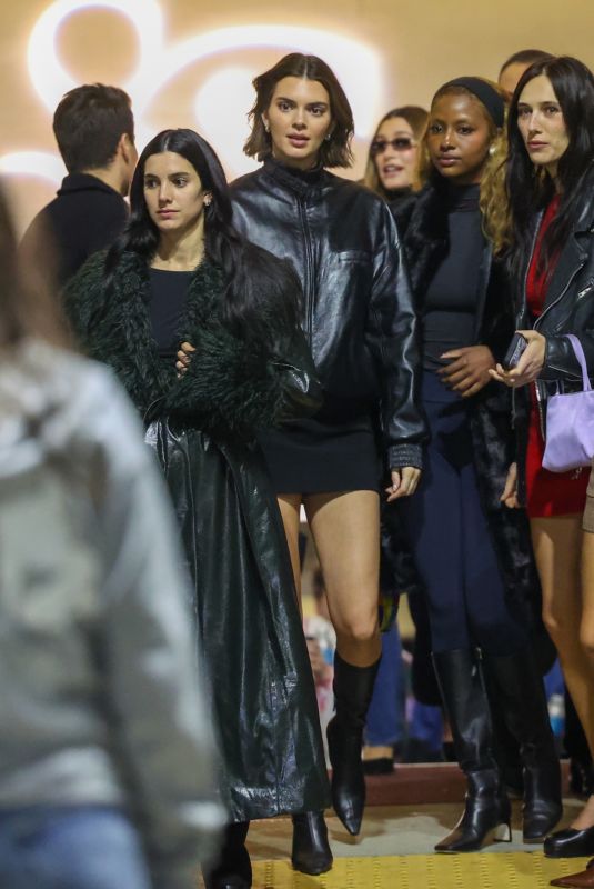 KENDALL JENNER and HAILEY BIEBER Arrives at Sabrina Carpenter