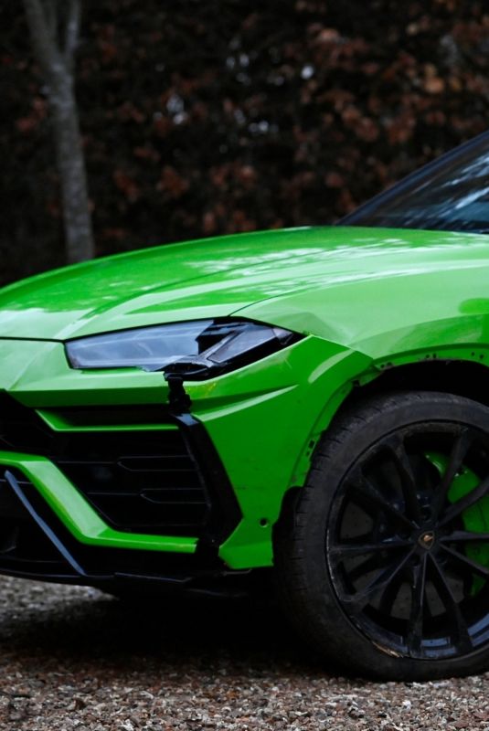 KERRY KATONA Crashes Her L250k Lamborghini Urus Out in Cheshire 11/29/2024