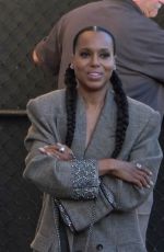 KERRY WASHINGTON Arrives at Jimmy Kimmel Live! in Hollywood 11/13/2024
