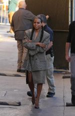 KERRY WASHINGTON Arrives at Jimmy Kimmel Live! in Hollywood 11/13/2024