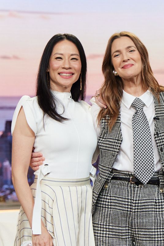KIERNAN SHIPKA and LUCY LIU at Drew Barrymore Show 11/18/2024