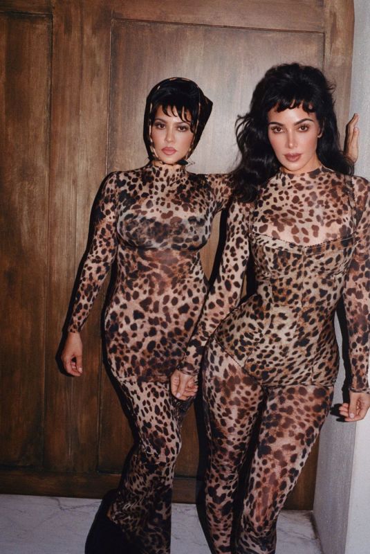 KIM and KOURTNEY KARDASHIAN for Dolce&Gabbane, November 2024