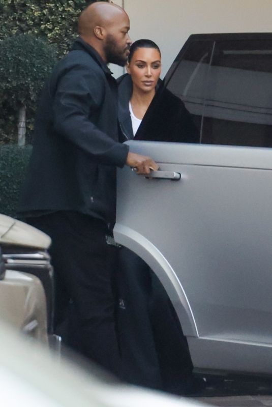 KIM KARDASHIAN and BRITTNY GASTINEAU Leaves Epione in Los Angeles 11/10/2024