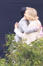 KIM KARDASHIAN and GLENN CLOSE on the Set of All