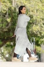 KIM KARDASHIAN Heading Back to Her Trailer in Los Angeles 10/30/2024